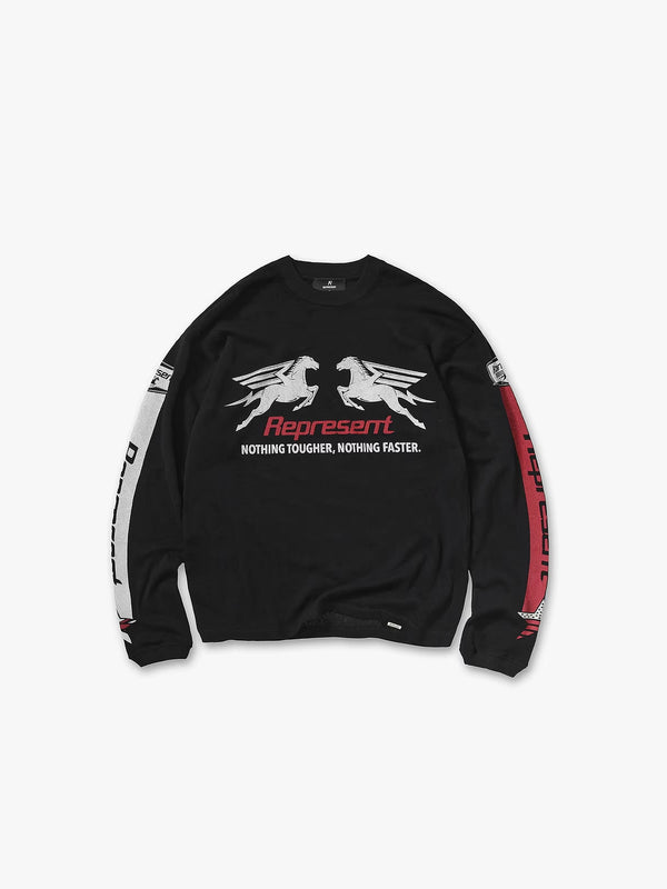 Mesh Pegasus Long Sleeve T-Shirt