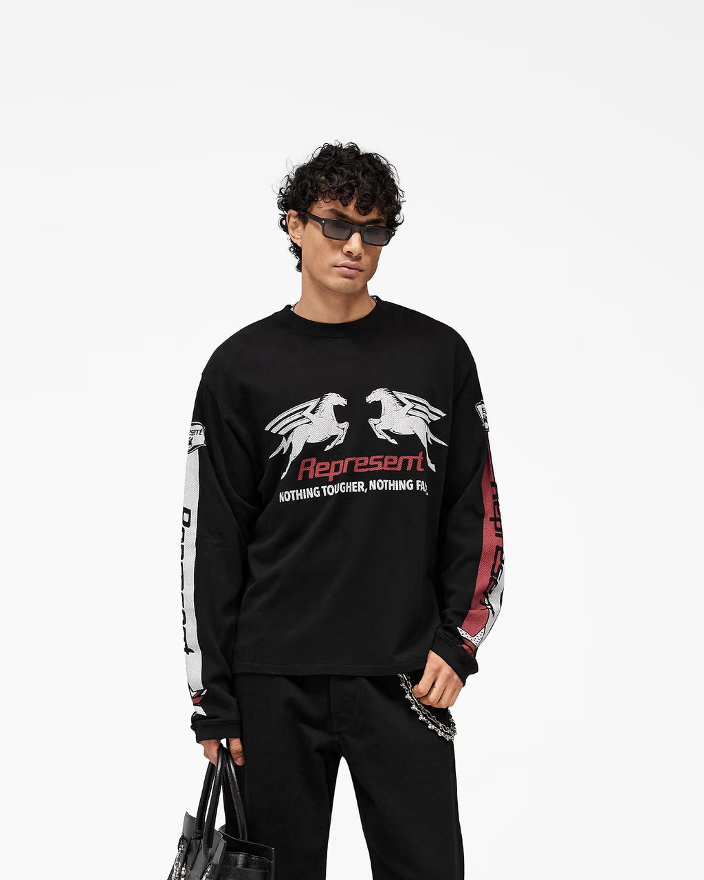Mesh Pegasus Long Sleeve T-Shirt