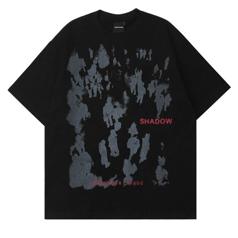 "Shadow Effect" Unisex Men Women Streetwear Graphic T-Shirt