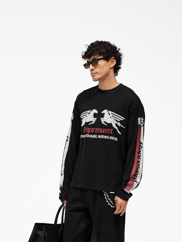 Mesh Pegasus Long Sleeve T-Shirt